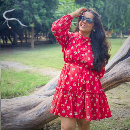 Renne Rouge Belted Dress