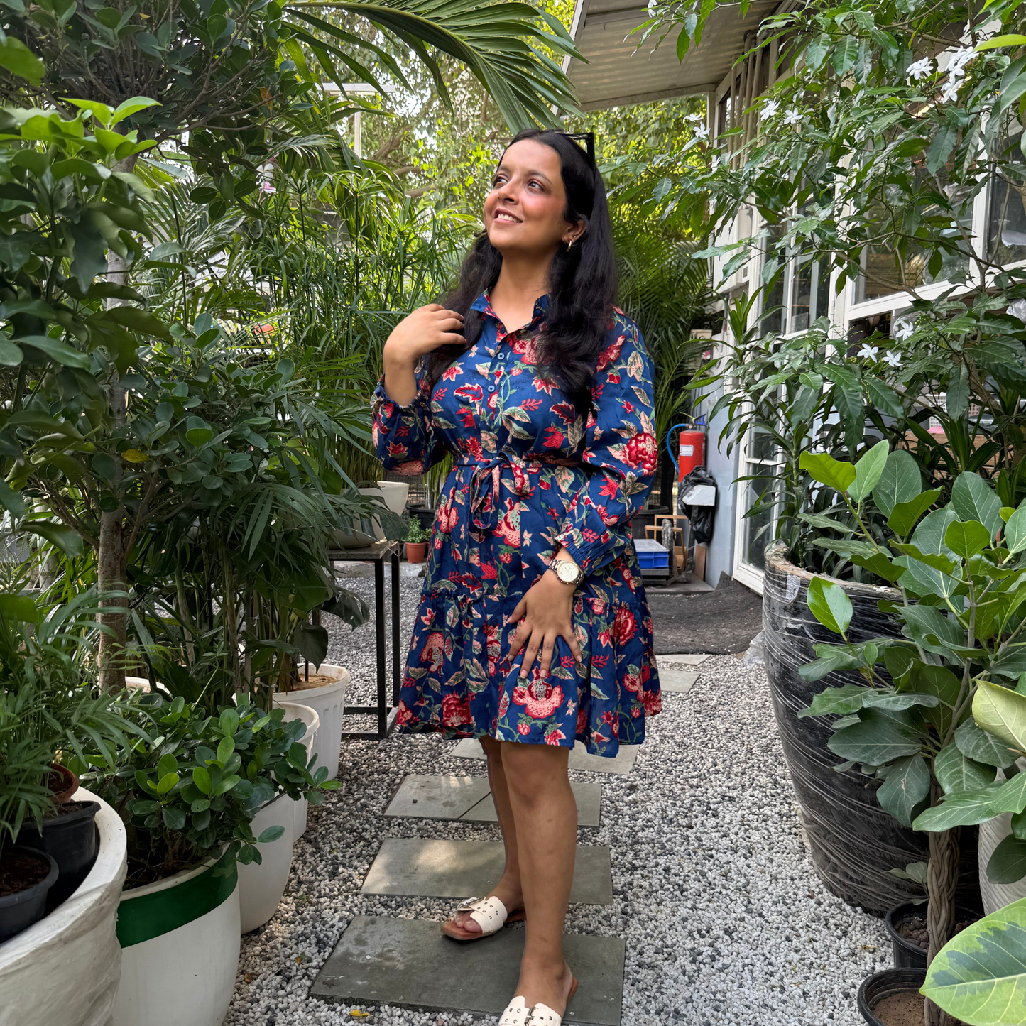 Celeste Amore Belted Dress