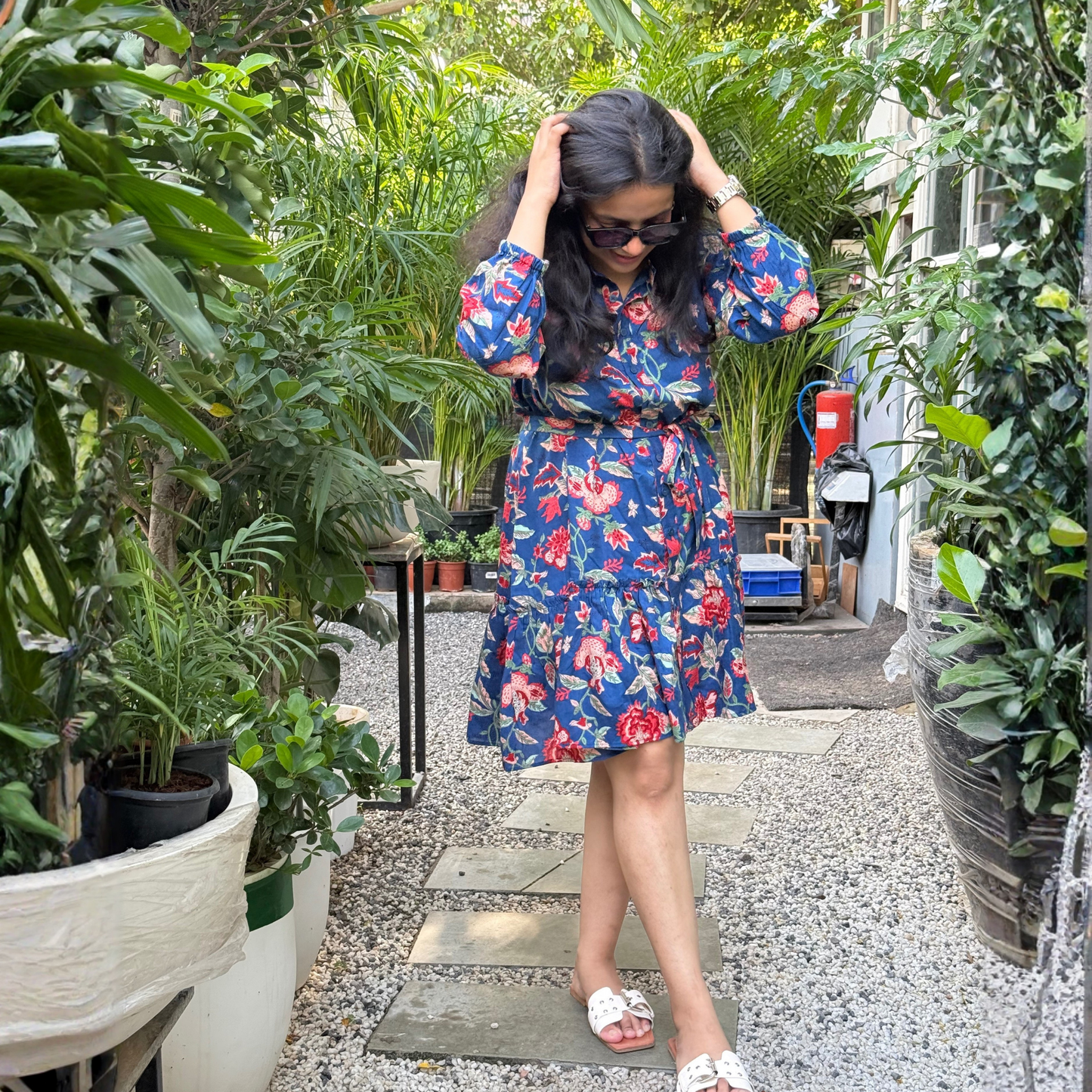 Celeste Amore Belted Dress