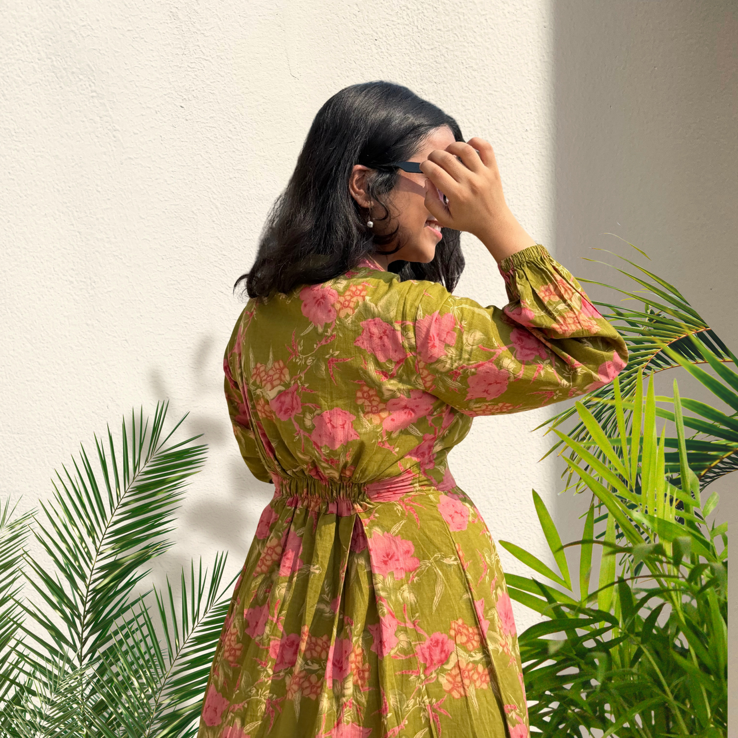 Marbella Olive Dress