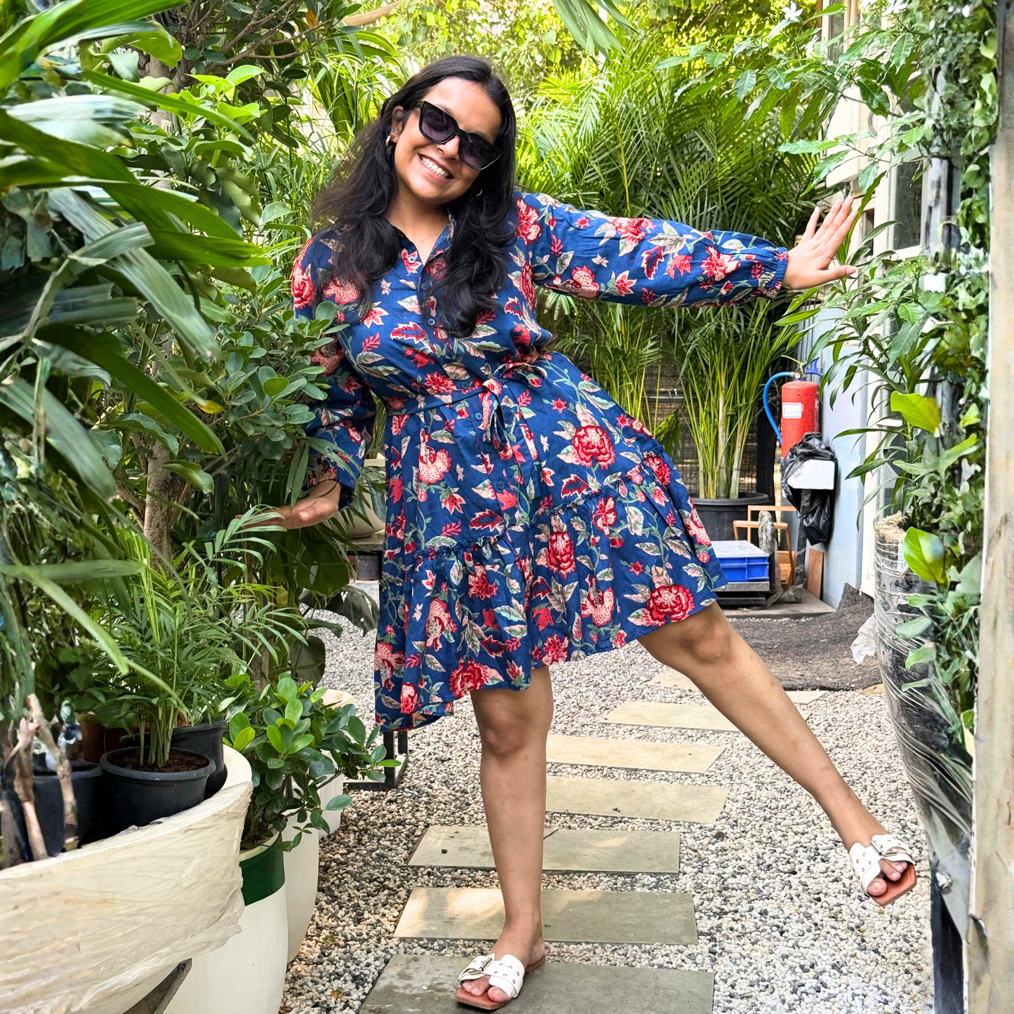 Celeste Amore Belted Dress