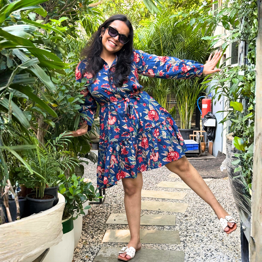 Celeste Amore Belted Dress