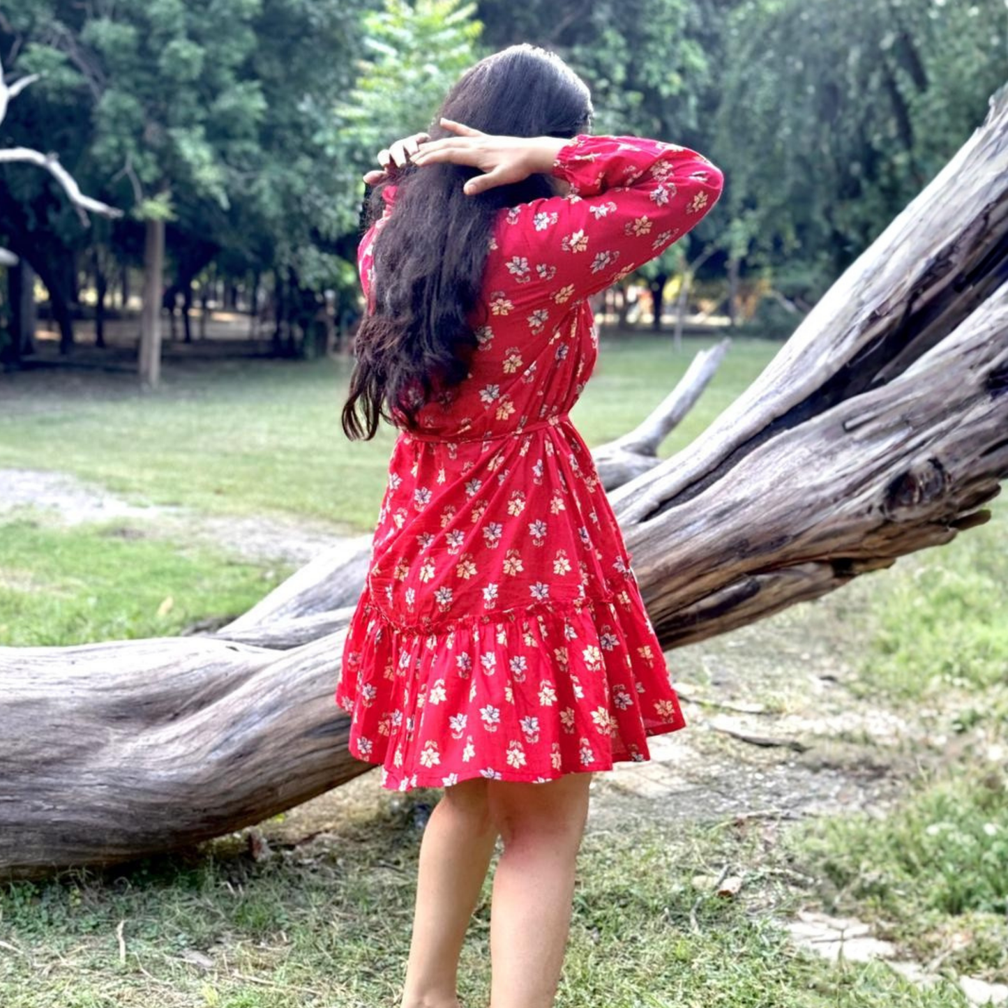 Renne Rouge Belted Dress